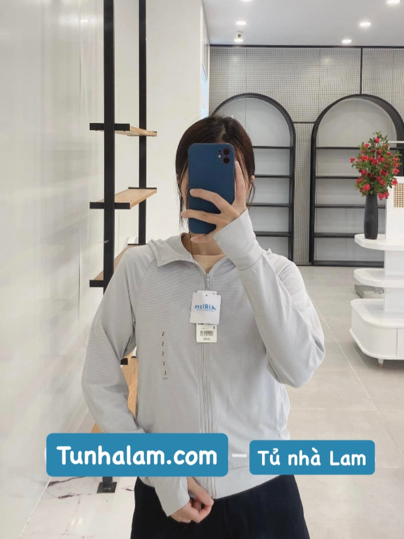 Áo chống nắng chống tia UV UNIQLO Airism thun mát lạnh