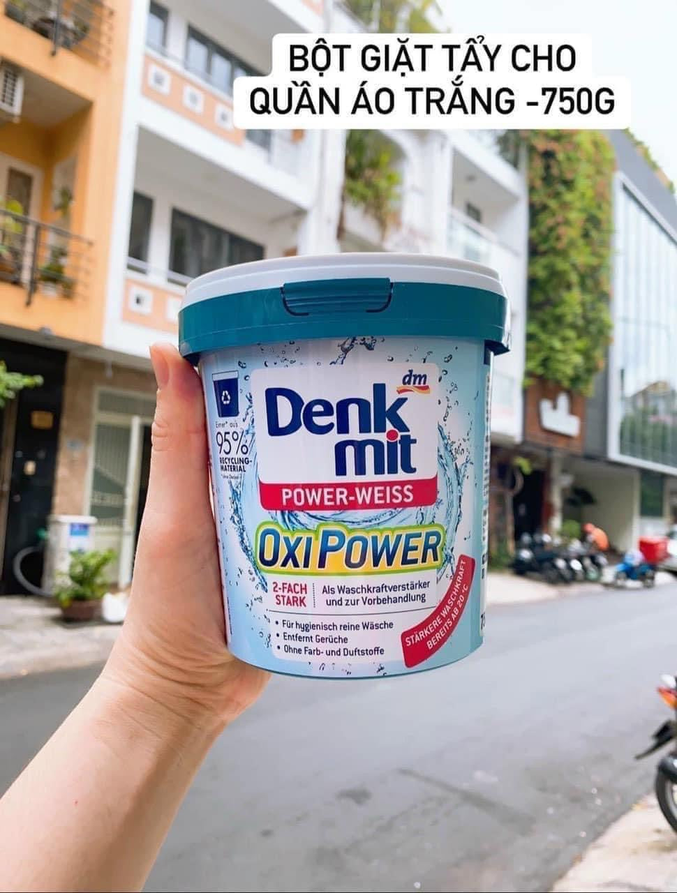 Bột tẩy quần áo DENKMIT nội địa Đức 750gr