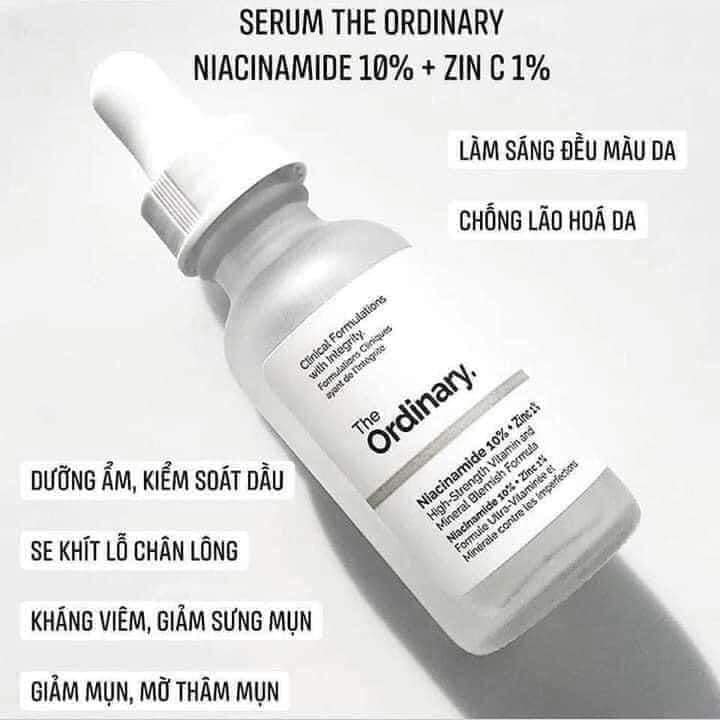Tinh chất THE ORDINARY Niacinamide 10% + ZinC 1%