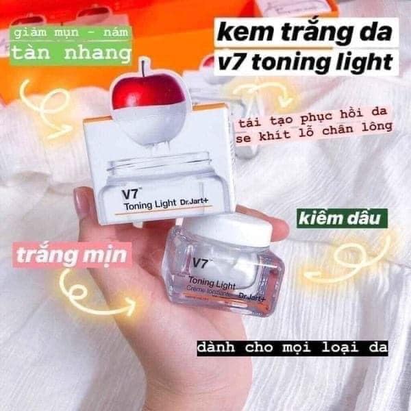 Kem dưỡng trắng da DR.JART+ V7 Toning Light