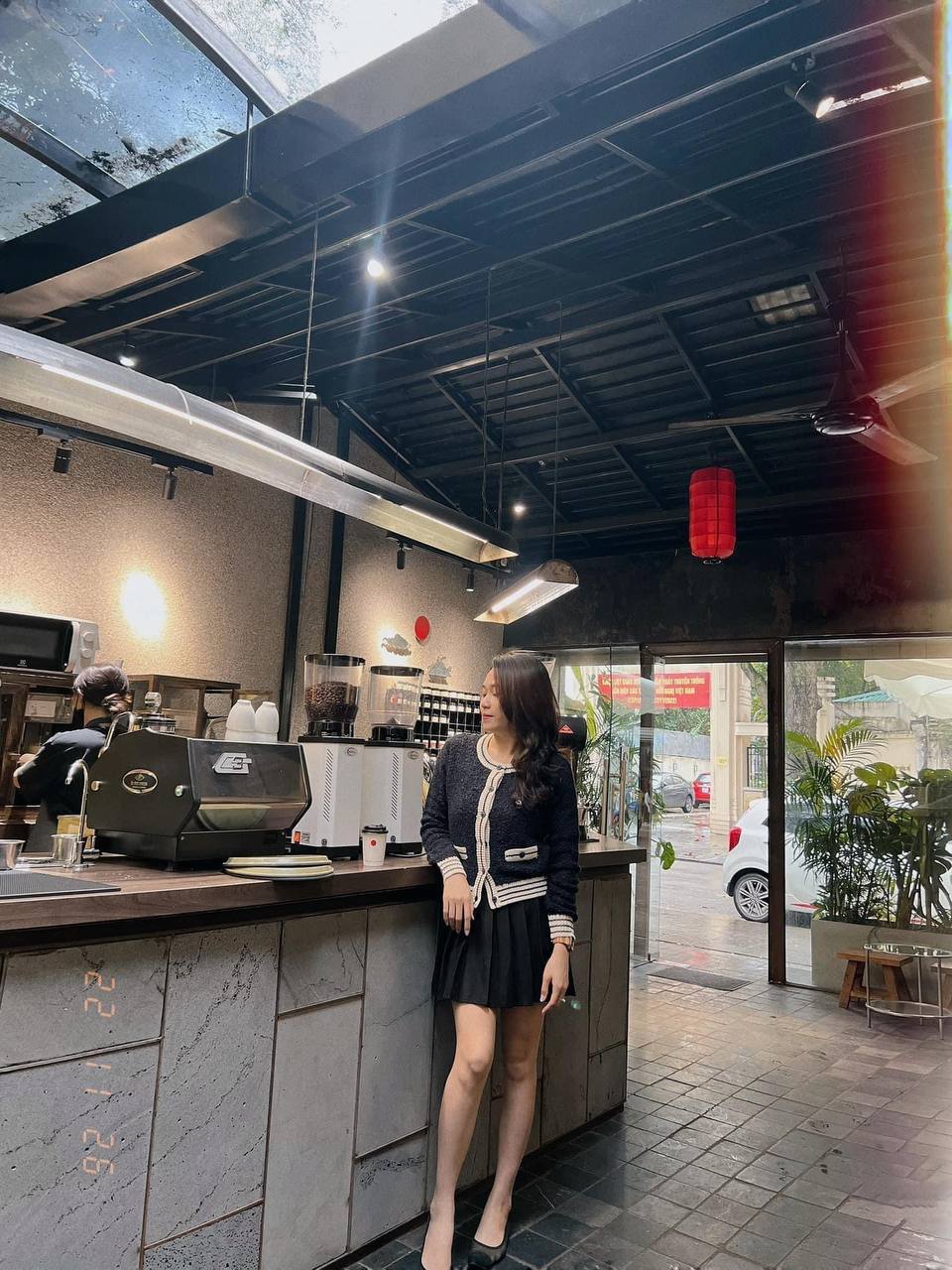 Áo dạ tweet WHO.A.U Hàn Quốc (Authentic)