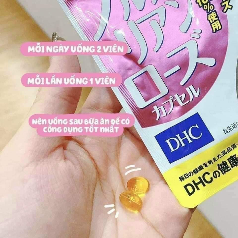 Viên uống hoa hồng thơm cơ thể DHC gói 40 viên