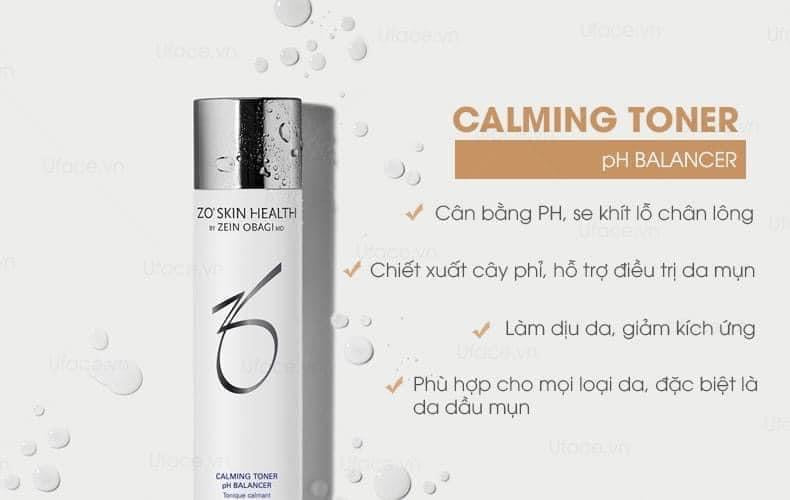 Nước cân bằng da ZO SKIN HEALTH Calming Toner 180ml