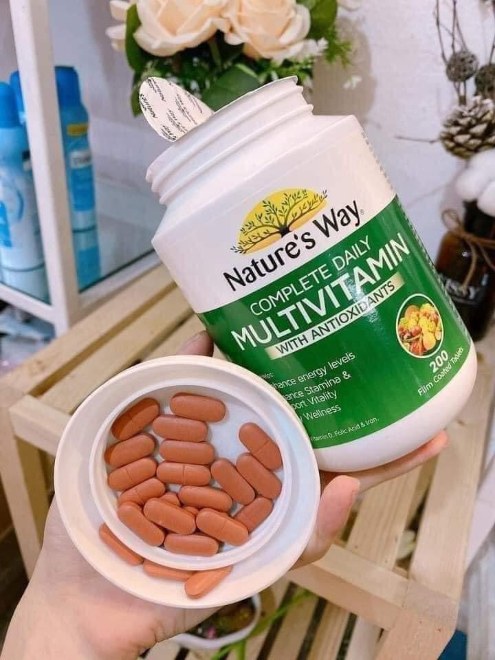Vitamin tổng hợp và tảo biển NATURE’S WAY Úc (lọ 200 viên)