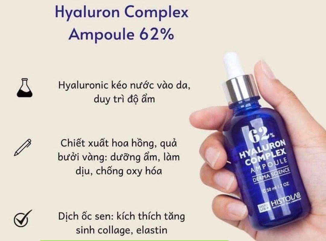 Tinh chất cấp nước HISTOLAB 62% Hyaluron Complex 50ml