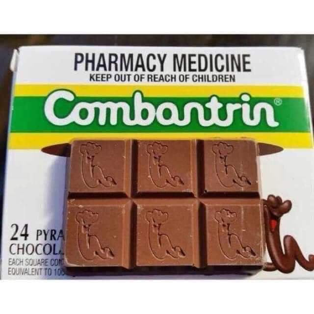 Thuốc tẩy giun Socola COMBANTRIN Úc