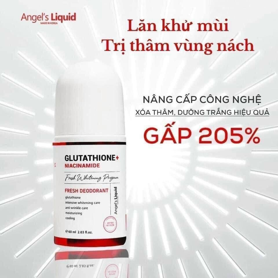 Lăn Khử Mùi ANGEL’S LIQUID Glutathione Fresh – up Whitening