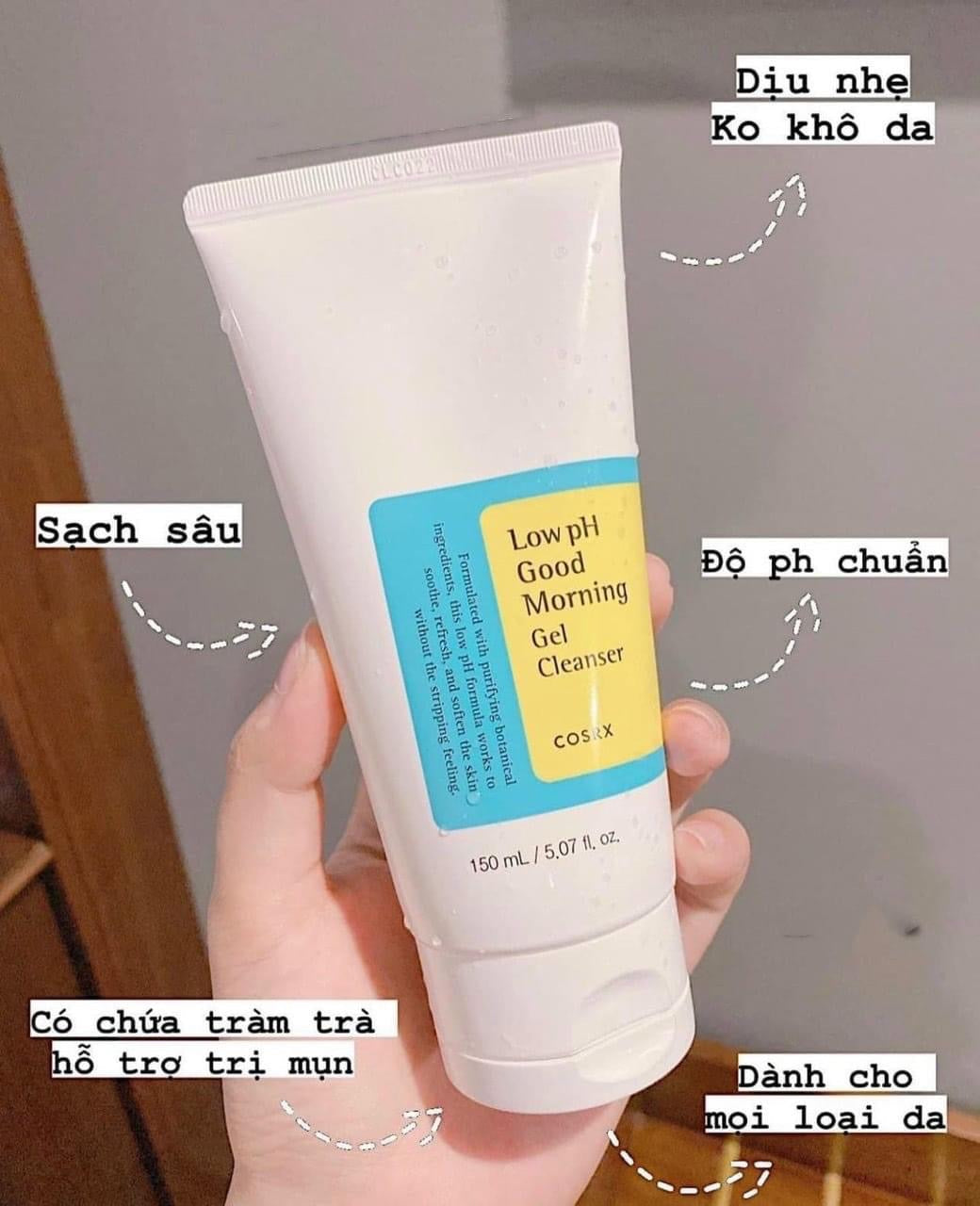 Sữa rửa mặt CORSX Low pH Good Morning Gel Cleanser 150ml