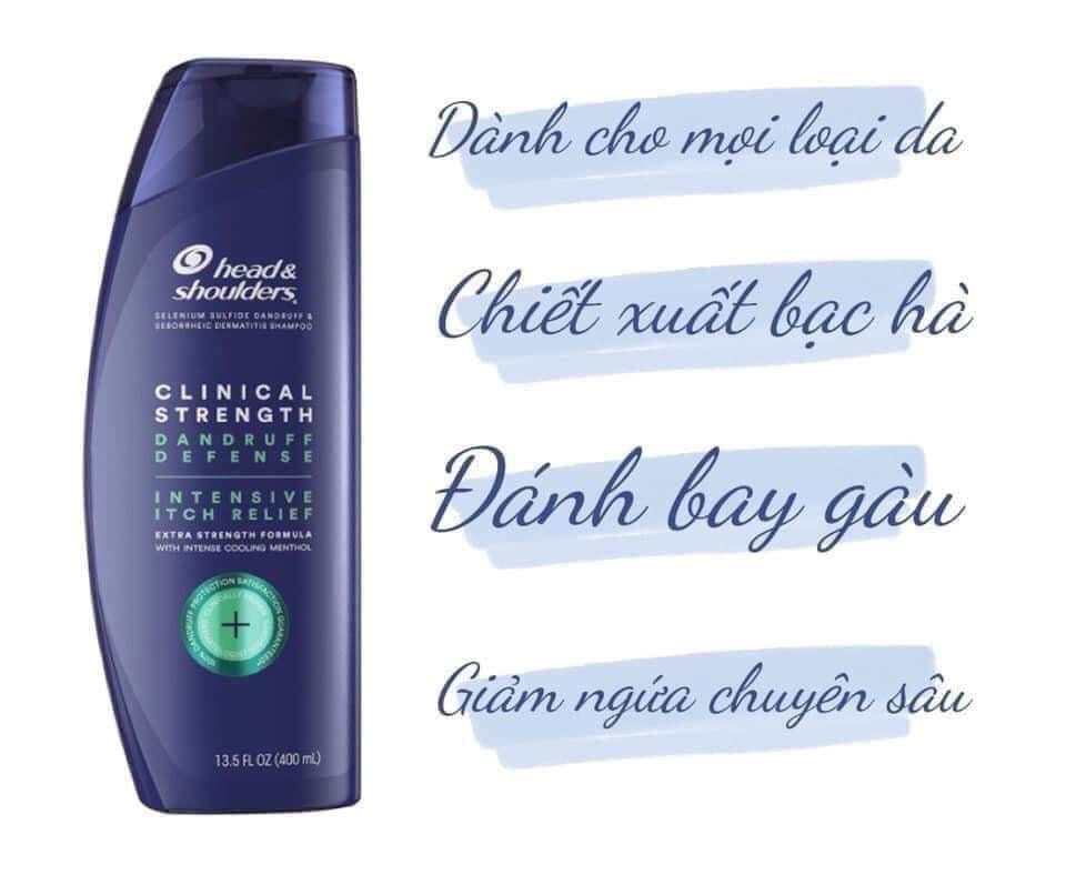 Dầu gội đặc trị gàu HEAD & SHOULDERS Mỹ