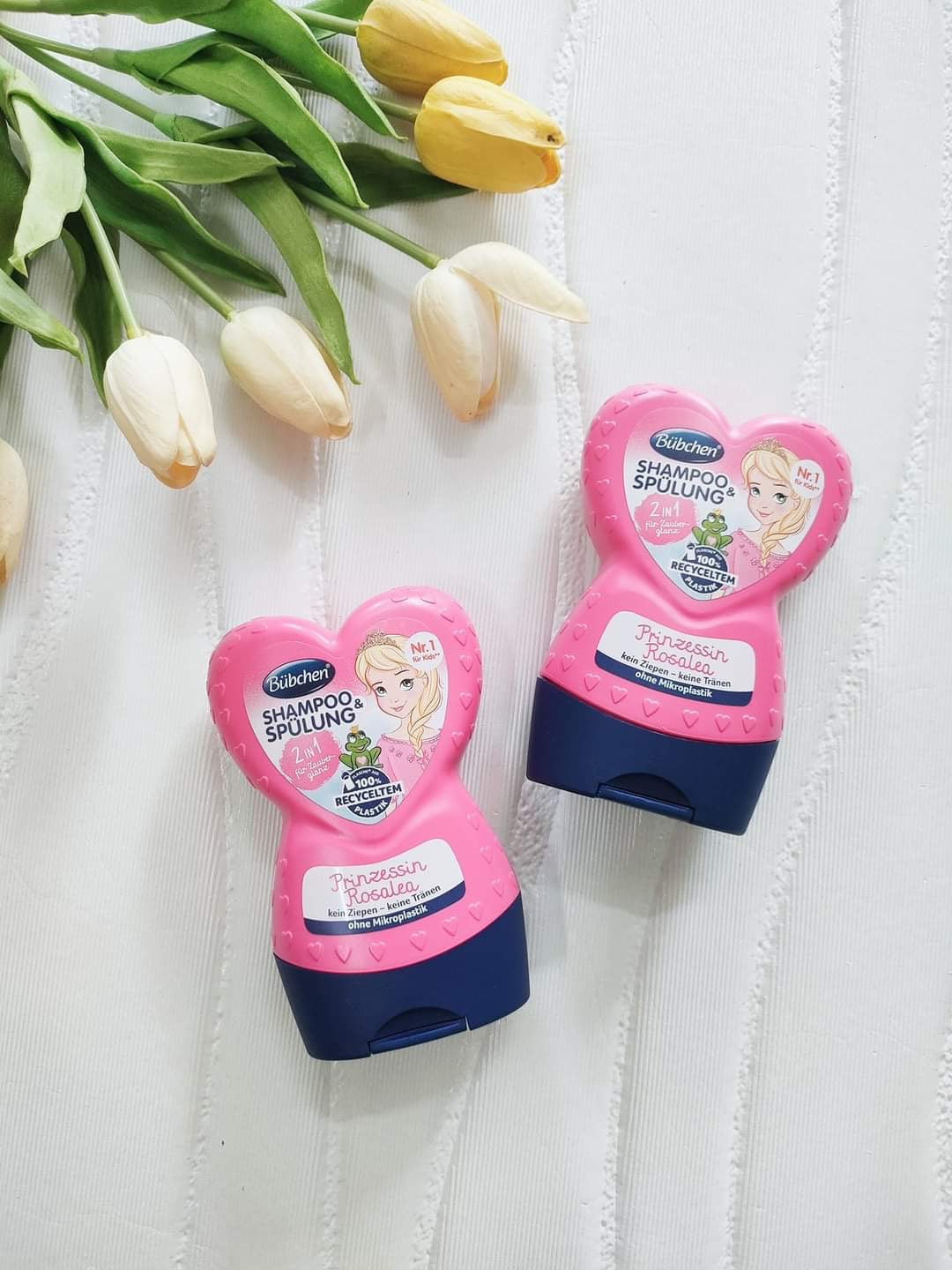 Dầu gội xả cho bé BUBCHEN trái tim hồng 230ml