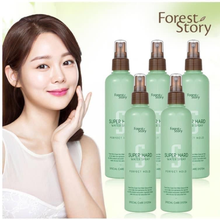 Xịt giữ nếp tóc FOREST STORY Super Hard Water Spray 252ml