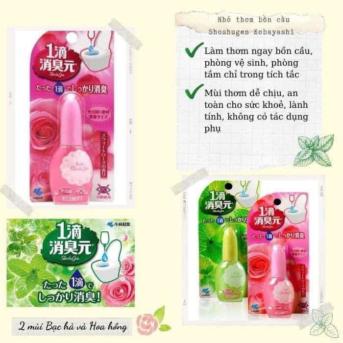 Nước nhỏ thơm bồn cầu và nhà vệ sinh KOBAYASHI 20ml