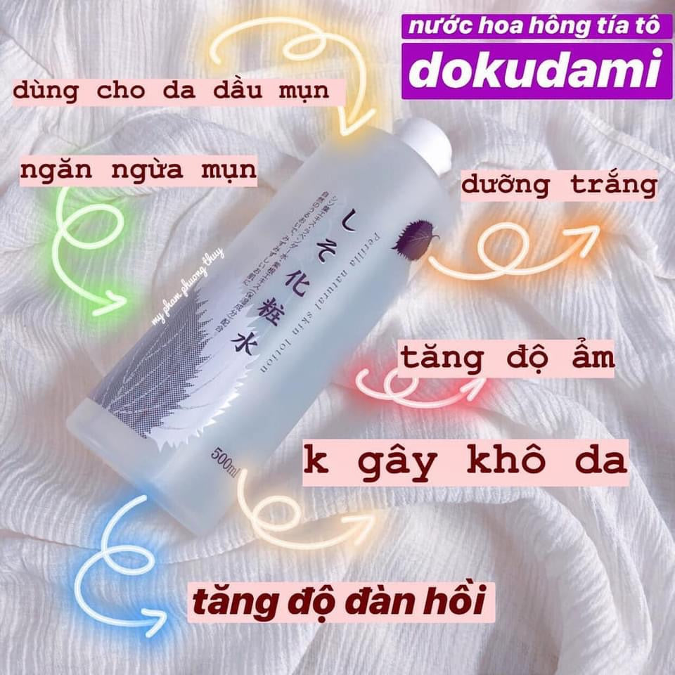 Nước cân bằng da DOKUDAMI Natural Skin Lotion 500ml
