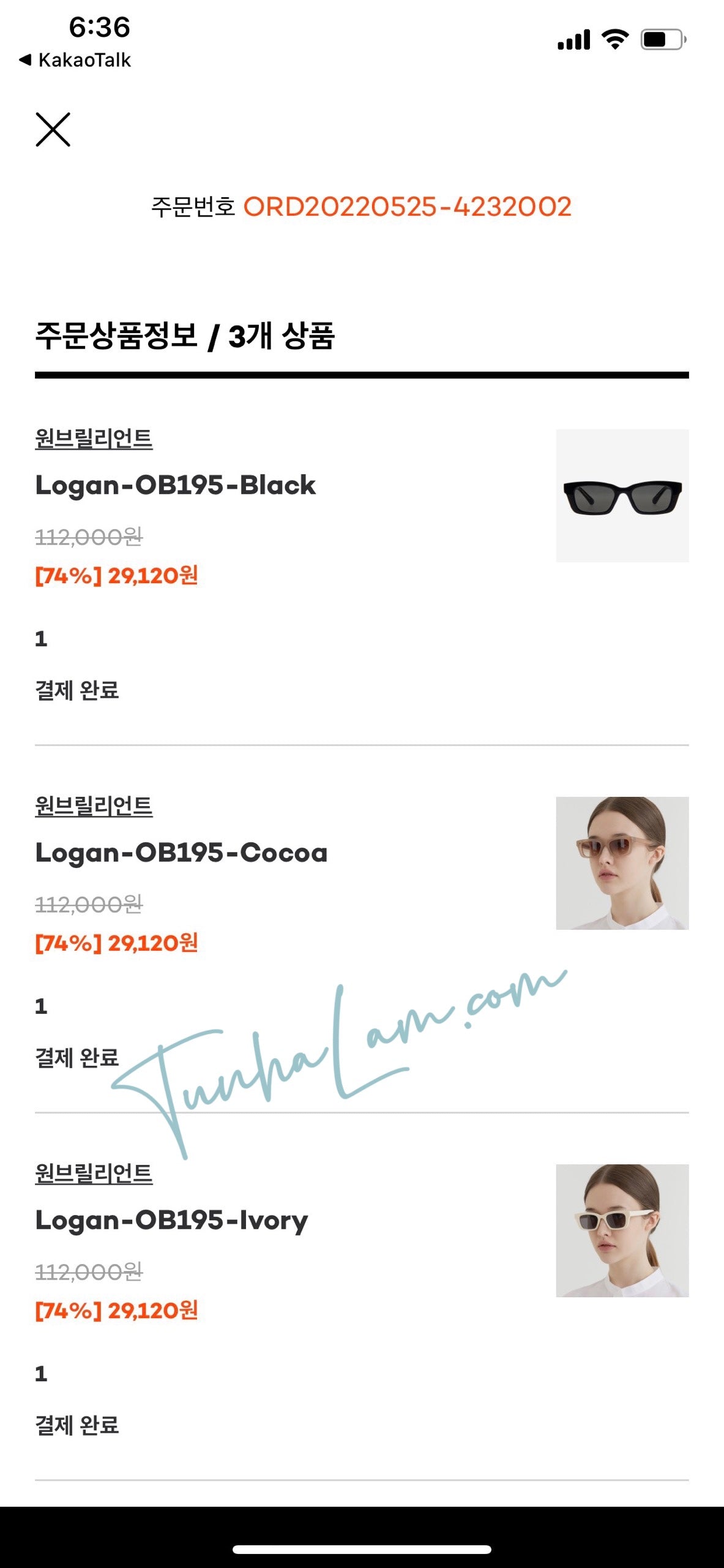 Kính mát ONE BRILLIANT Hàn Quốc