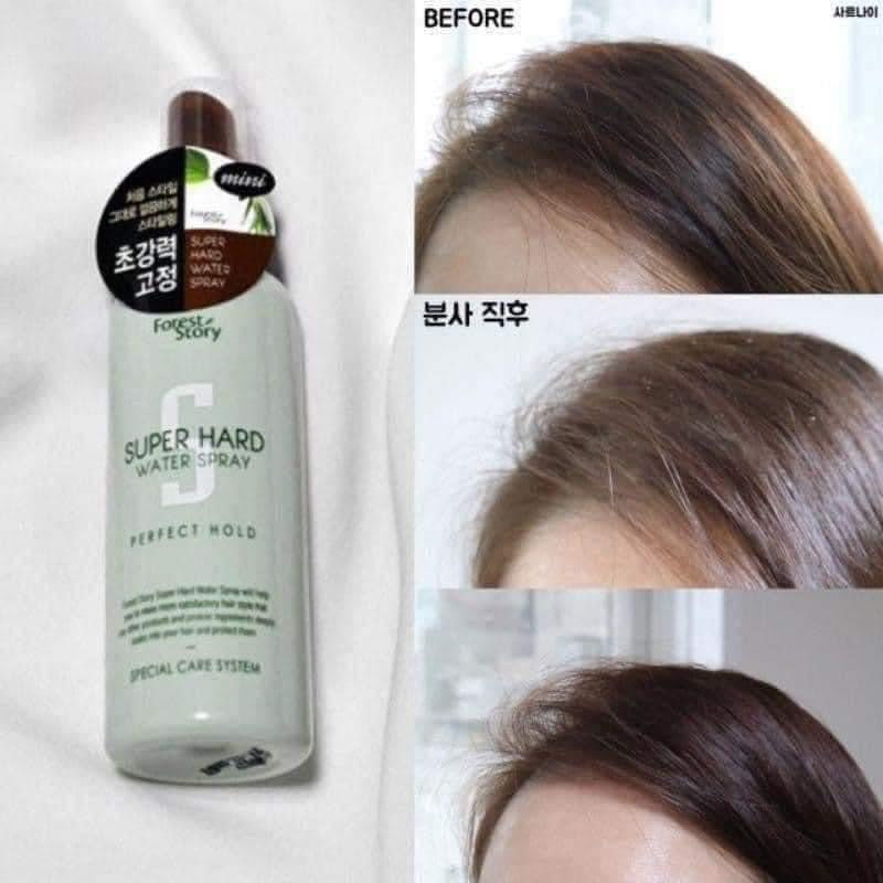 Xịt giữ nếp tóc FOREST STORY Super Hard Water Spray 252ml