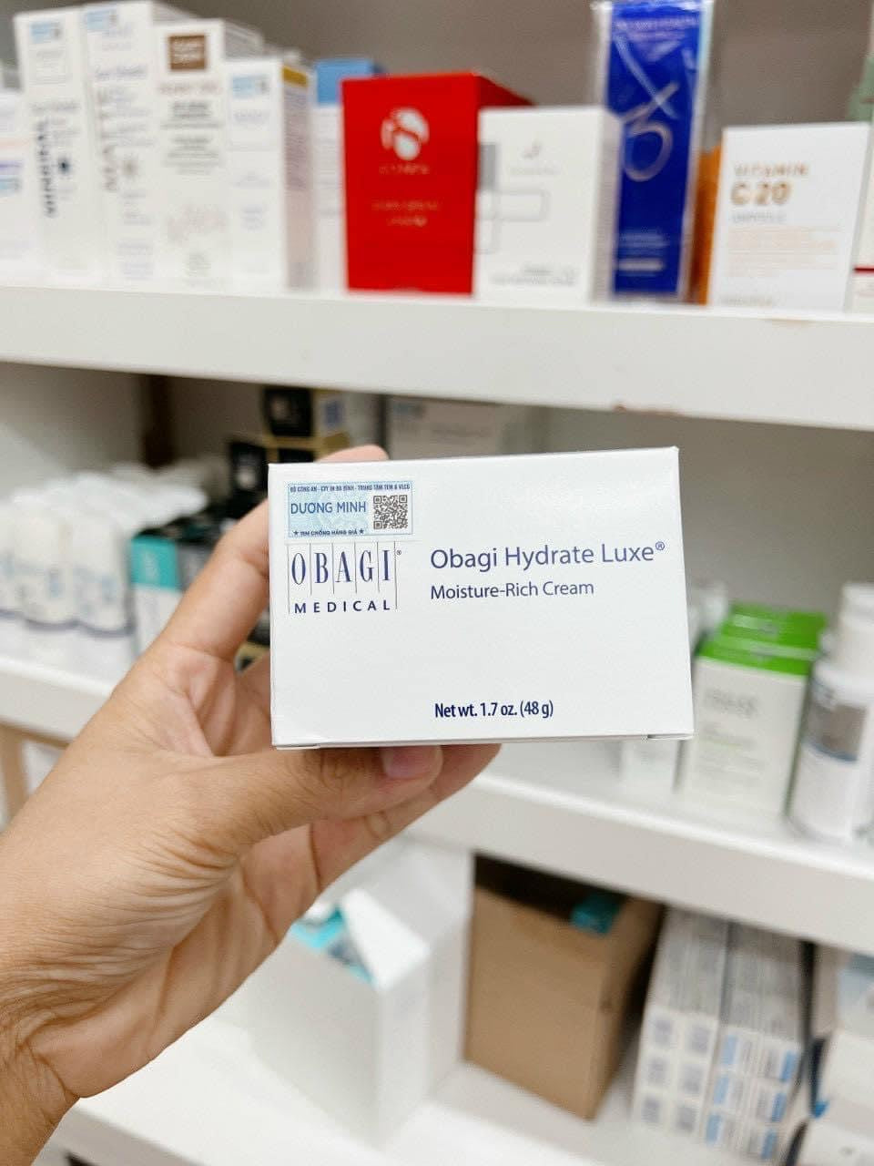 Kem dưỡng ẩm OBAGI Hydrate Luxe Moisture-Rich Cream 48g
