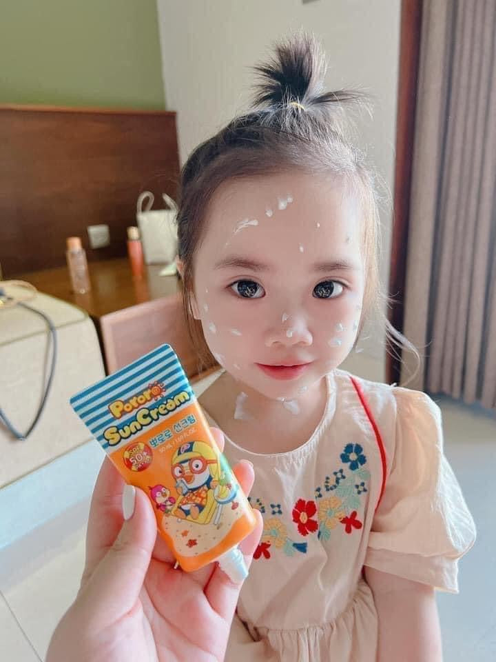 Kem chống nắng trẻ em POPORO Sun Cream Hàn Quốc 50ml