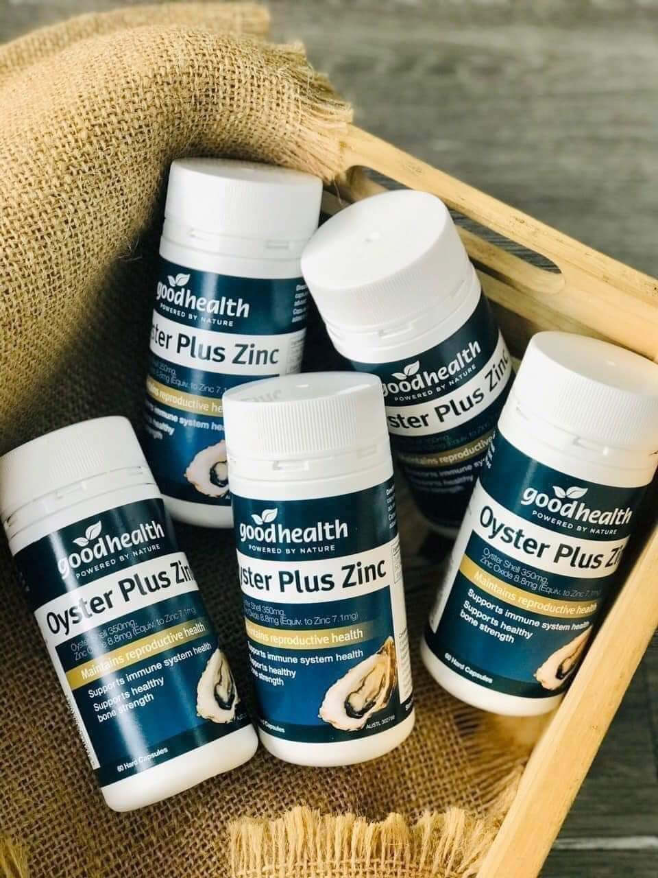 Tinh chất hàu GOODHEALTH Oyster Plus Zinc 60 viên