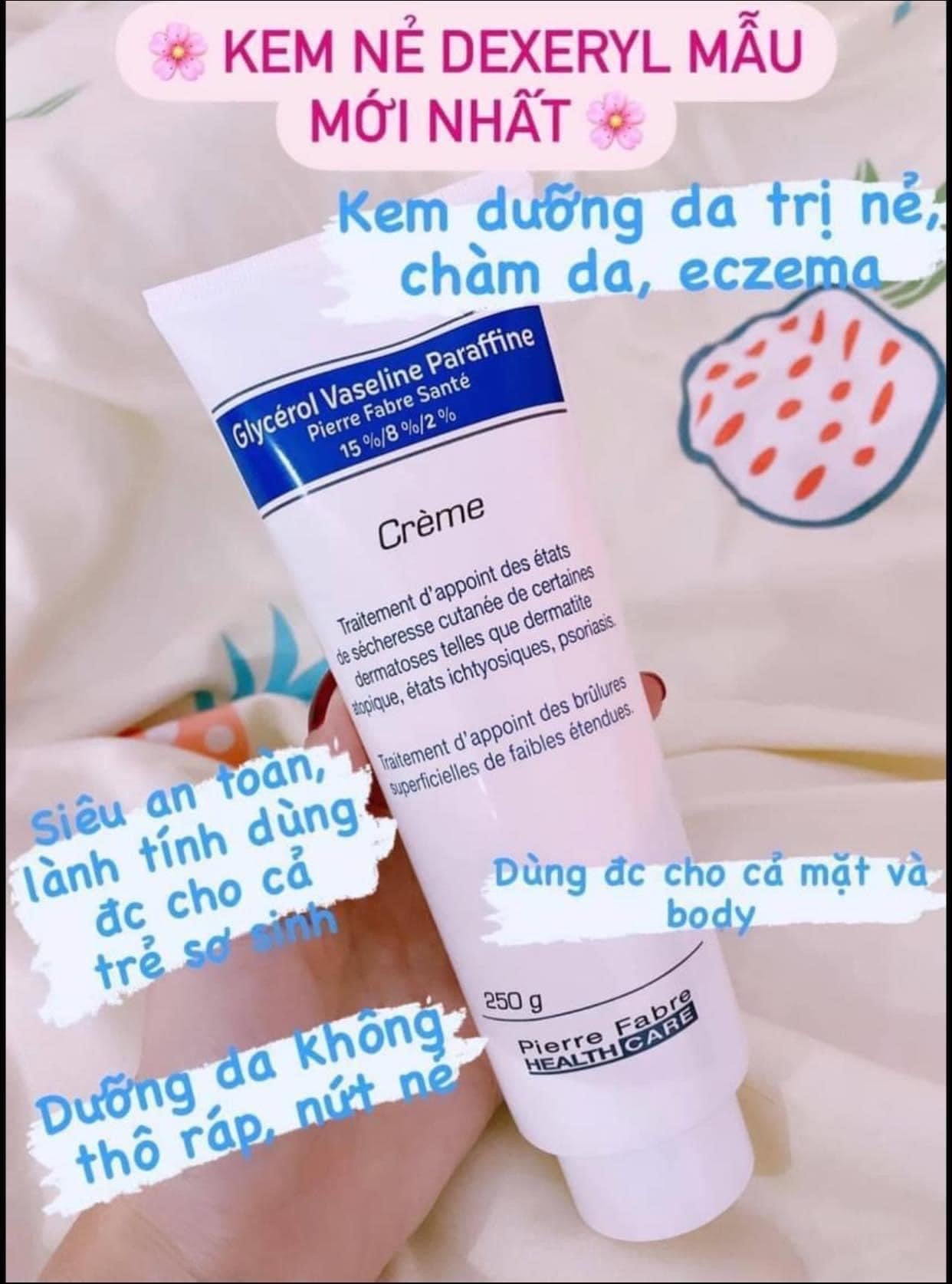Kem nẻ Glycerol Vaseline Paraffine tuýp 250gr