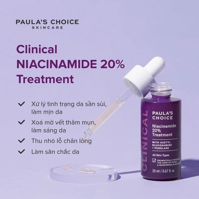 Tinh chất Niaciamide PAULA CHOICE 20% 20ml