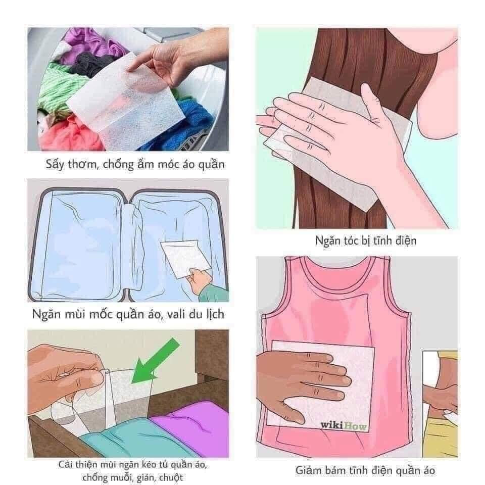 Giấy thơm BOUNCE Mỹ hộp 400 tờ