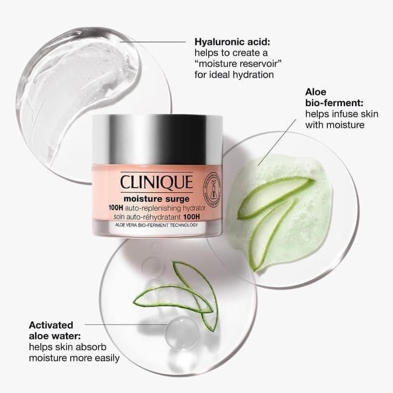 Kem dưỡng hồng CLINIQUE Moisture Surge 100H