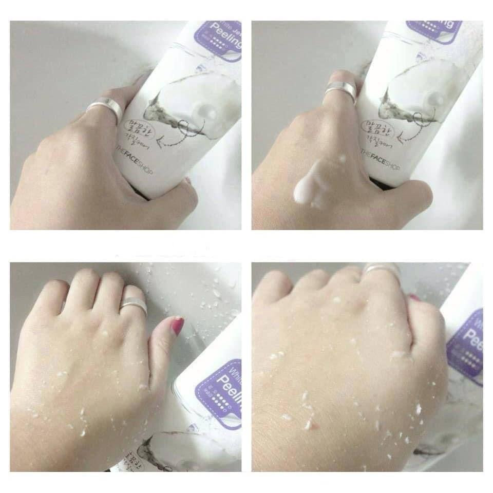Tẩy tế bào da chết ngọc trai White Jewel Peeling THE FACE SHOP 120ml