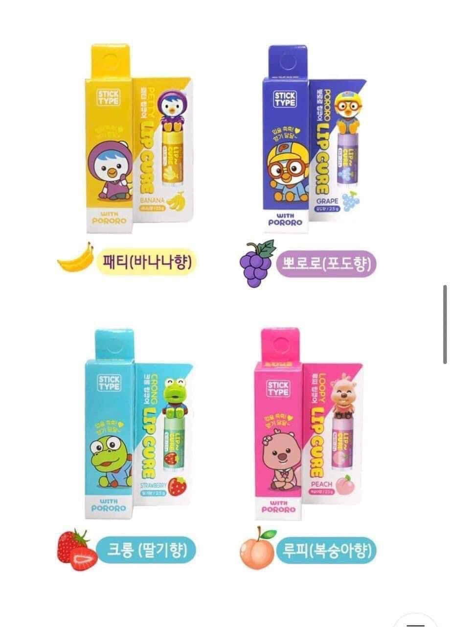 Son dưỡng môi Pororo Hàn Quốc