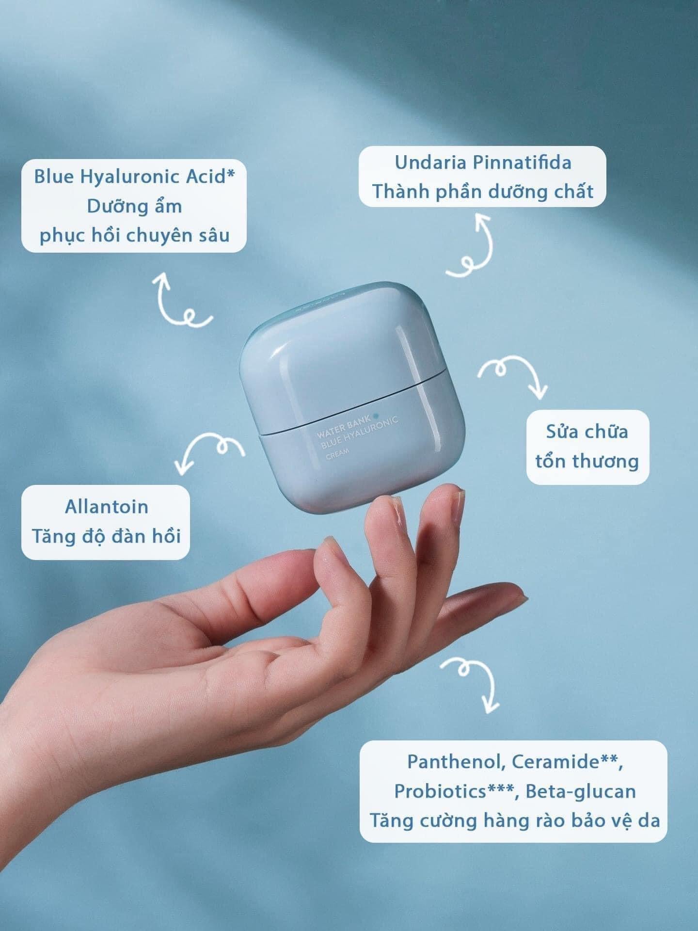 Kem dưỡng ẩm LANEIGE Water Blue HA Cream Oily 50ml