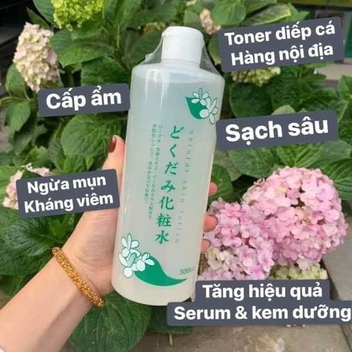 Nước cân bằng da DOKUDAMI Natural Skin Lotion 500ml