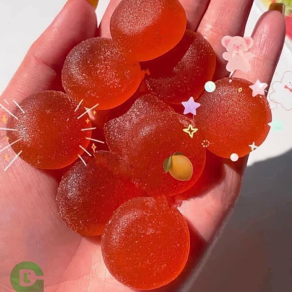 Kẹo dẻo Collagen Lựu BOTO Gummy Collagen Vitamin C Hàn Quốc gói 30 viên