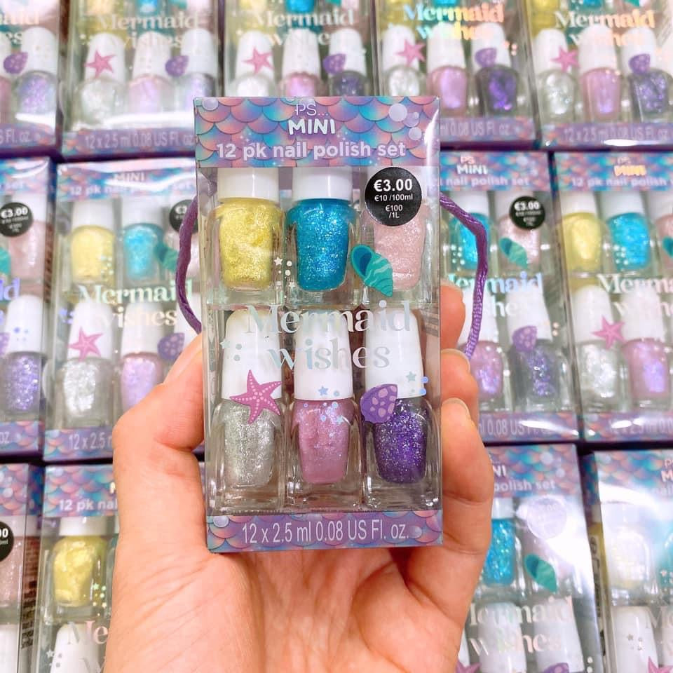 Set 12 lọ sơn móng tay cho bé PRIMARK Pháp