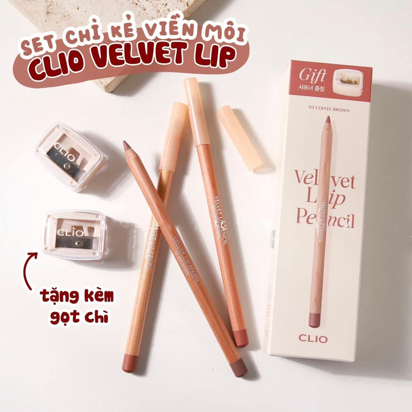 Chì kẻ viền môi CLIO Velvet Lip Pencil