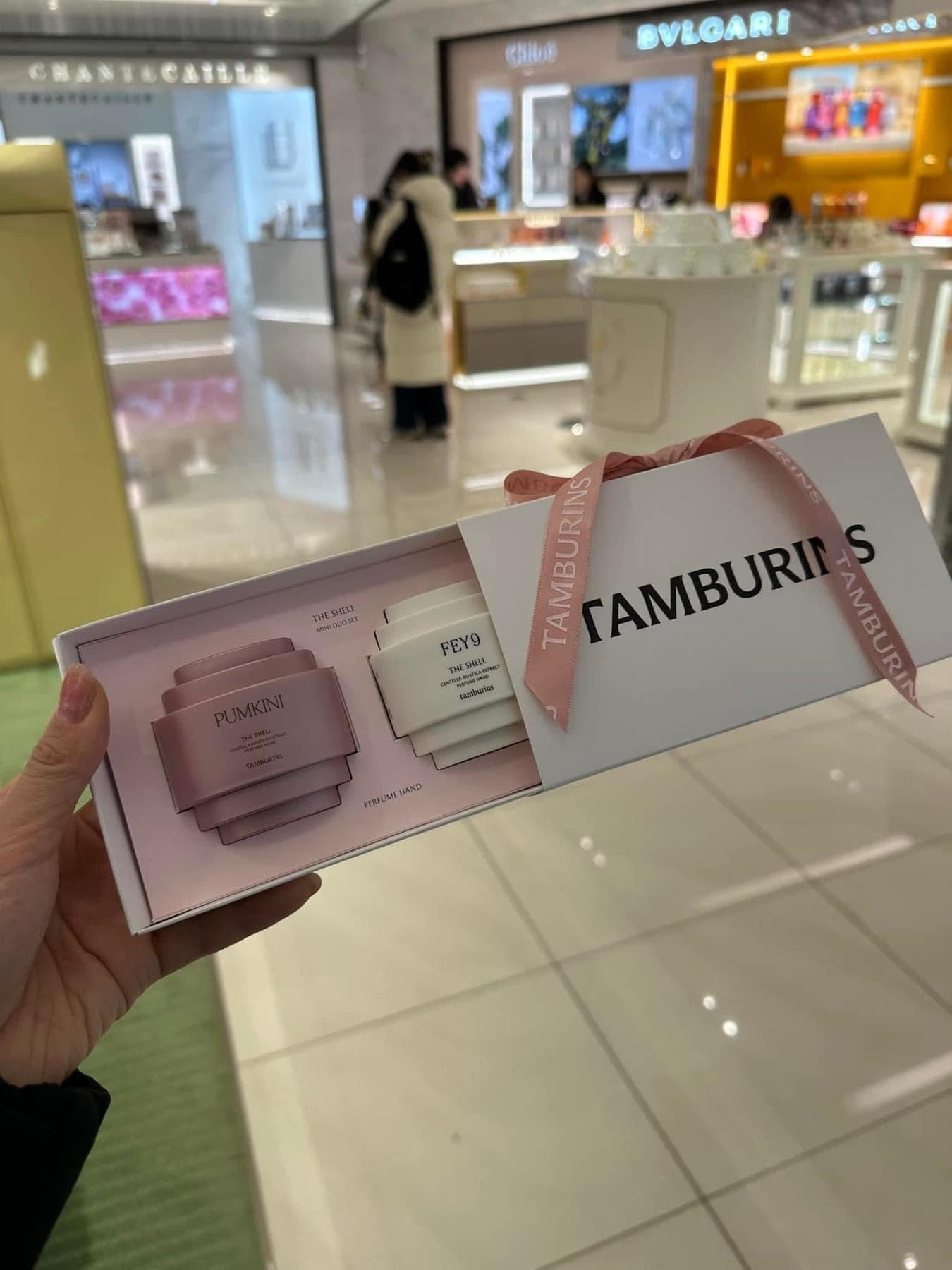 Gift Set dưỡng tay TAMBURINS Hand Perfume Shell X