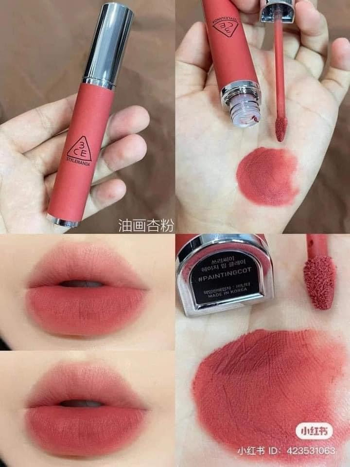 Son kem lì 3CE Hazy Lip Clay