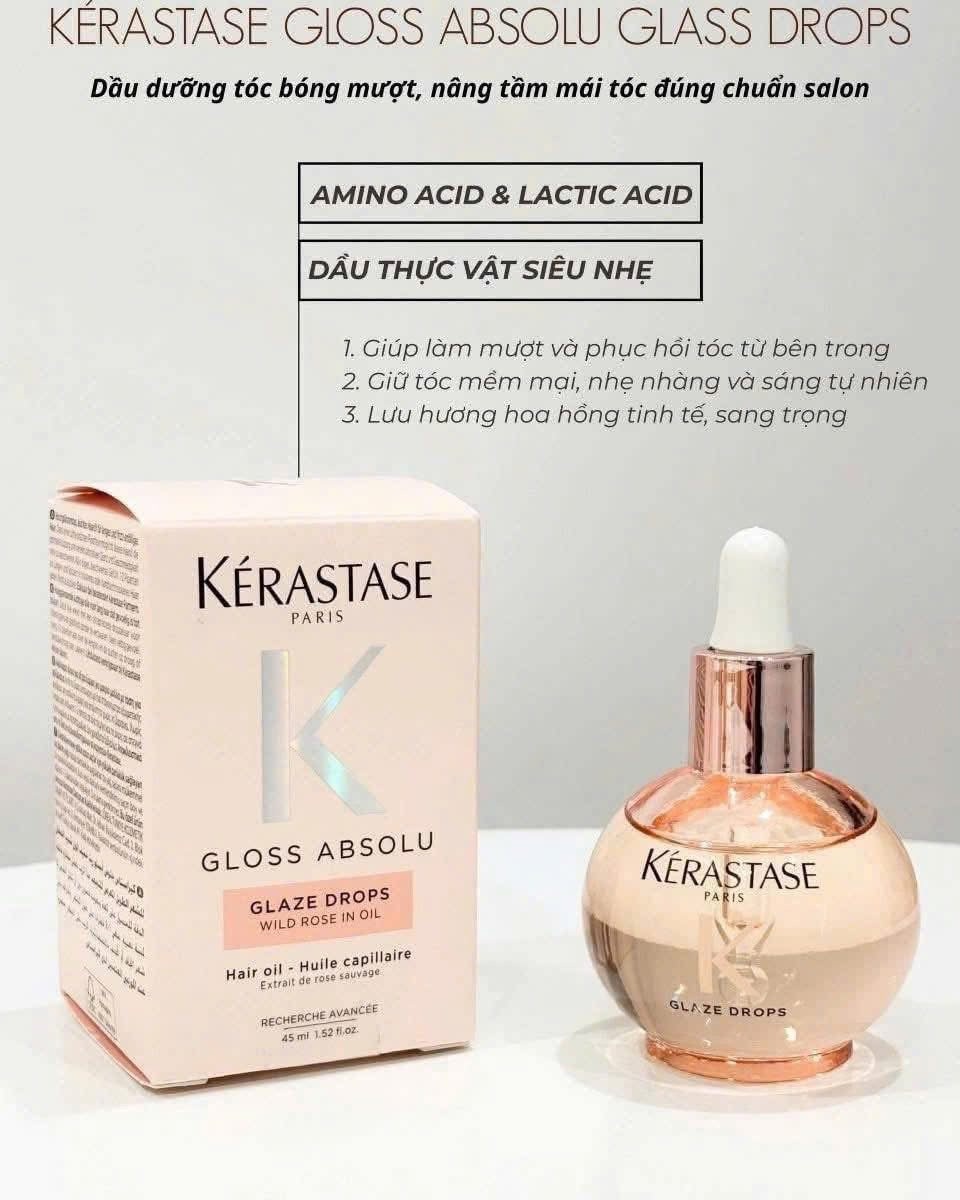 Tinh chất dưỡng tóc KERASTASE Gloss Absolu Glaze Drops 45ml