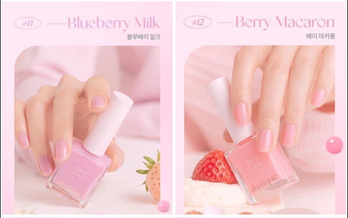 Sơn móng thuần chay DASIQUE Syrup Nail Color Hàn Quốc