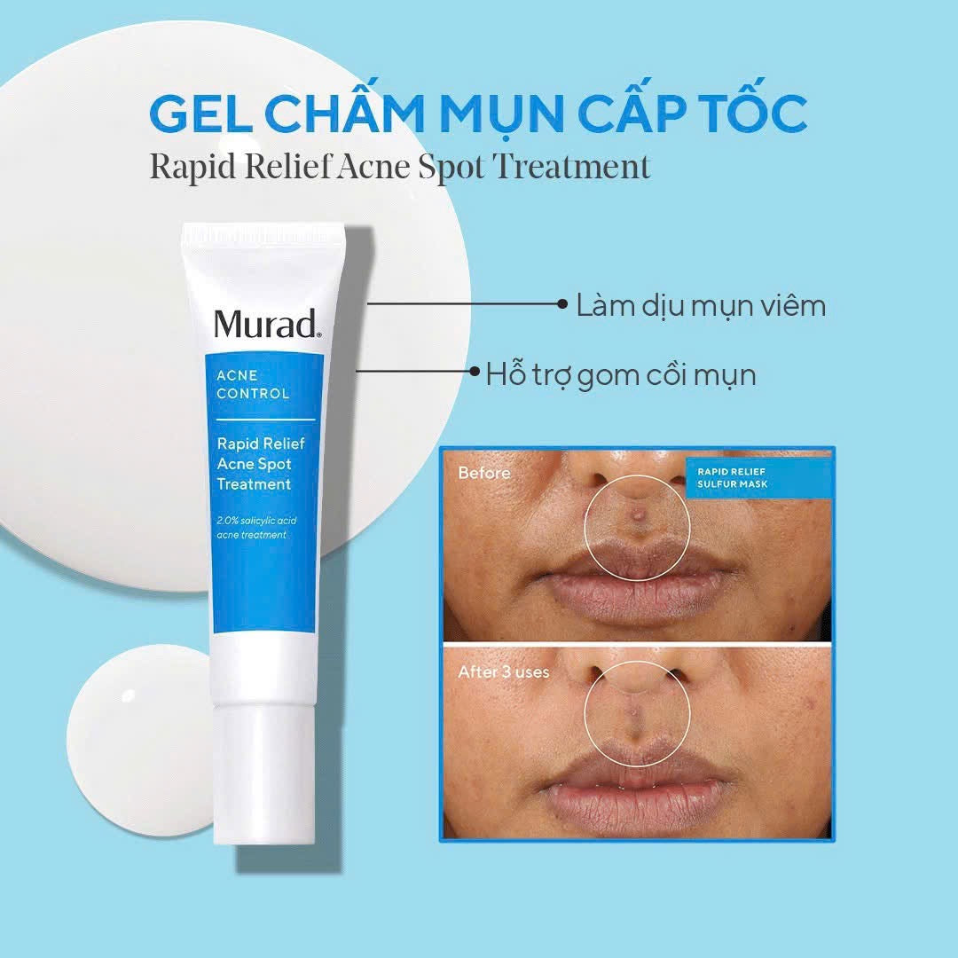 Gel chấm mụn MURAD Rapid Relief Acne Spot Treatment