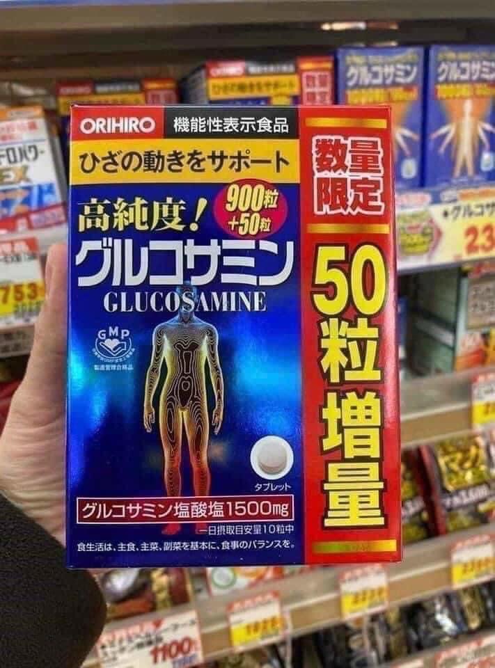 Viên uống Glucosamine ORIHIRO Nhật Bản 950 viên