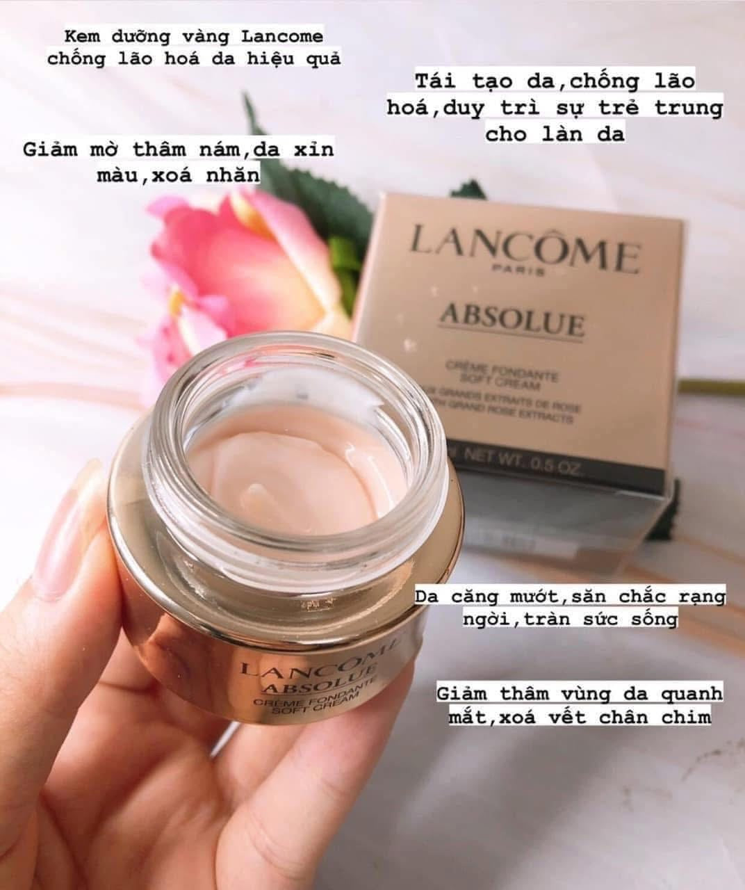 Kem dưỡng tái tạo chống lão hoá LANCOME Absolute Soft Cream 15ml (unbox)