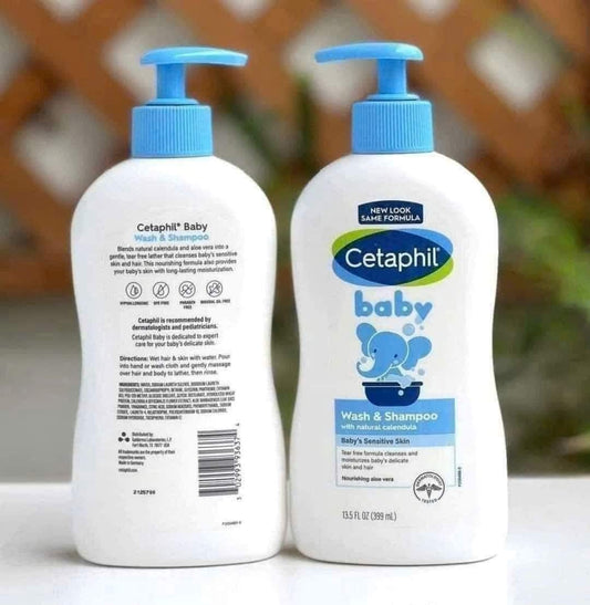 Sữa tắm gội CETAPHIL Baby Gentle Wash & Shampoo 399ml