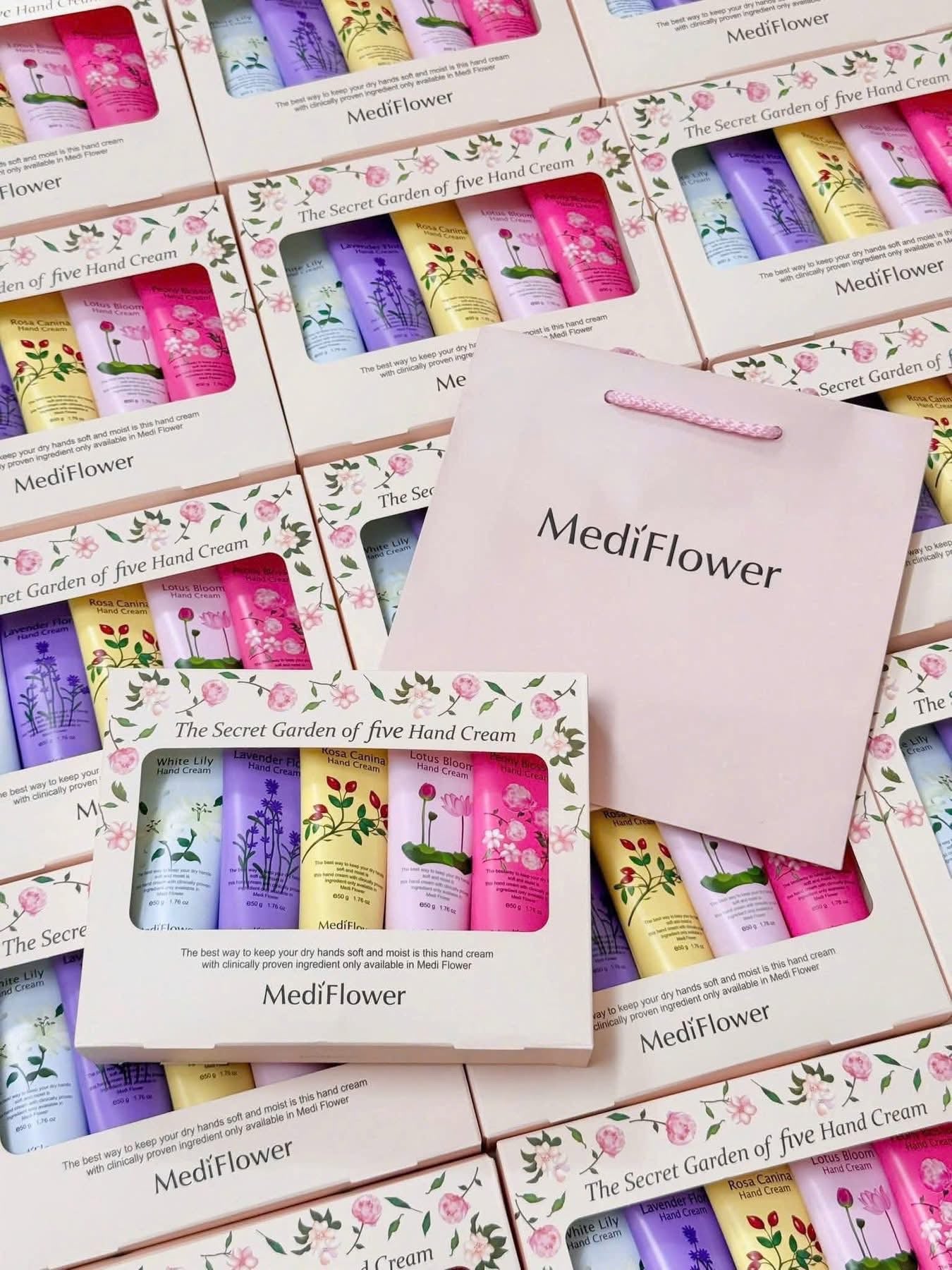 Set kem tay MEDIFLOWER Hàn Quốc