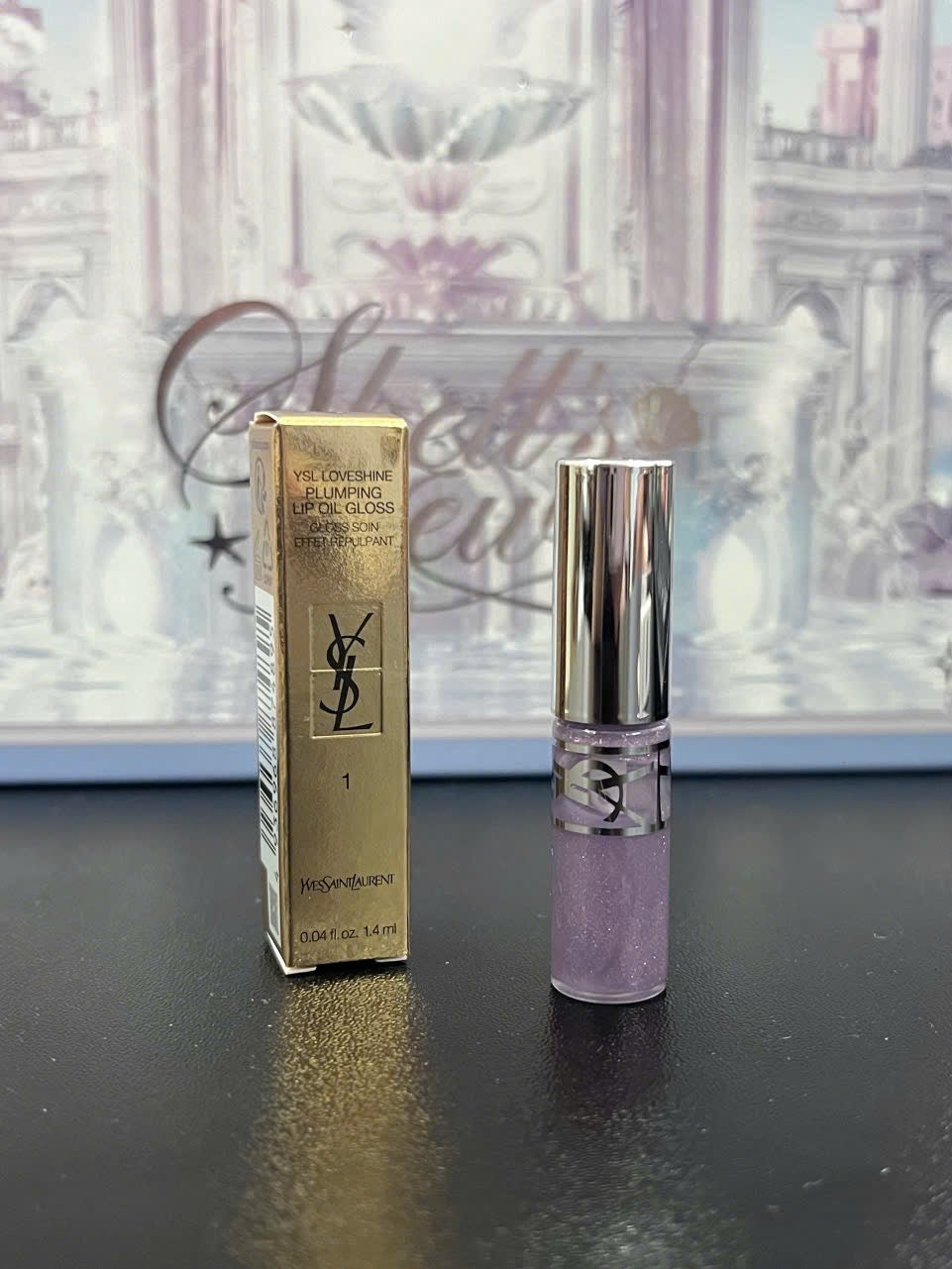 Son mini YSL Loveshine Plumping Lip Oil Gloss 1.4ml