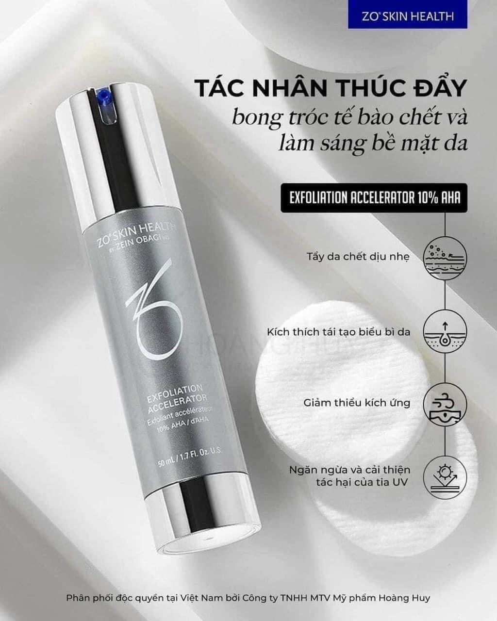 Tẩy tế bào chết hoá học (AHA) ZO SKIN HEALTH Exfoliation Accelerator