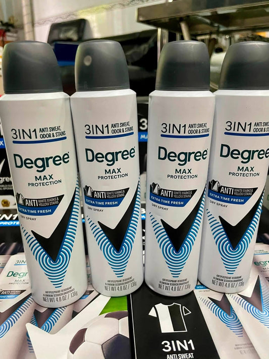 Xịt thơm ngăn mồ hôi và chống ố vàng DEGREE Mỹ 136g