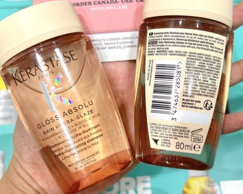 Dầu gội KERASTASE đen / trắng / vàng mini