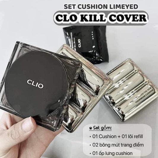 Phấn nước CLIO Kill Cover The New Founwear Set Cushion Limited