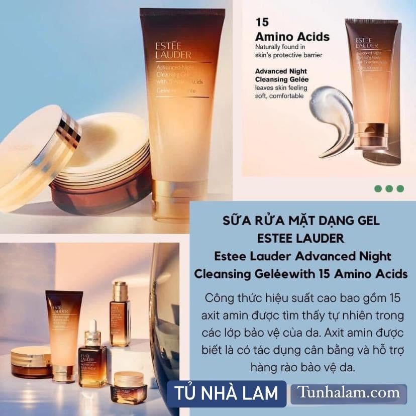 Sữa rửa mặt ESTEE LAUDER Advanced Night Cleansing Gelee Cleanser With 15 Amino Acids 75ml