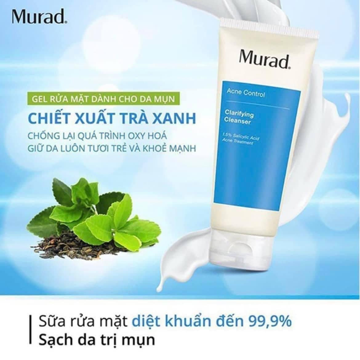 Sữa rửa mặt MURAD Blemish Control cho da mụn 148ml