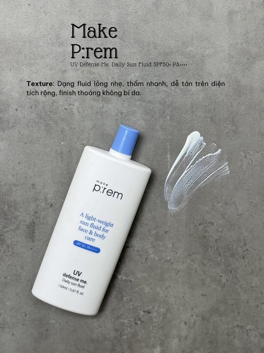 Kem chống nắng MAKE P:REM Daily Sun Fluid 150ml